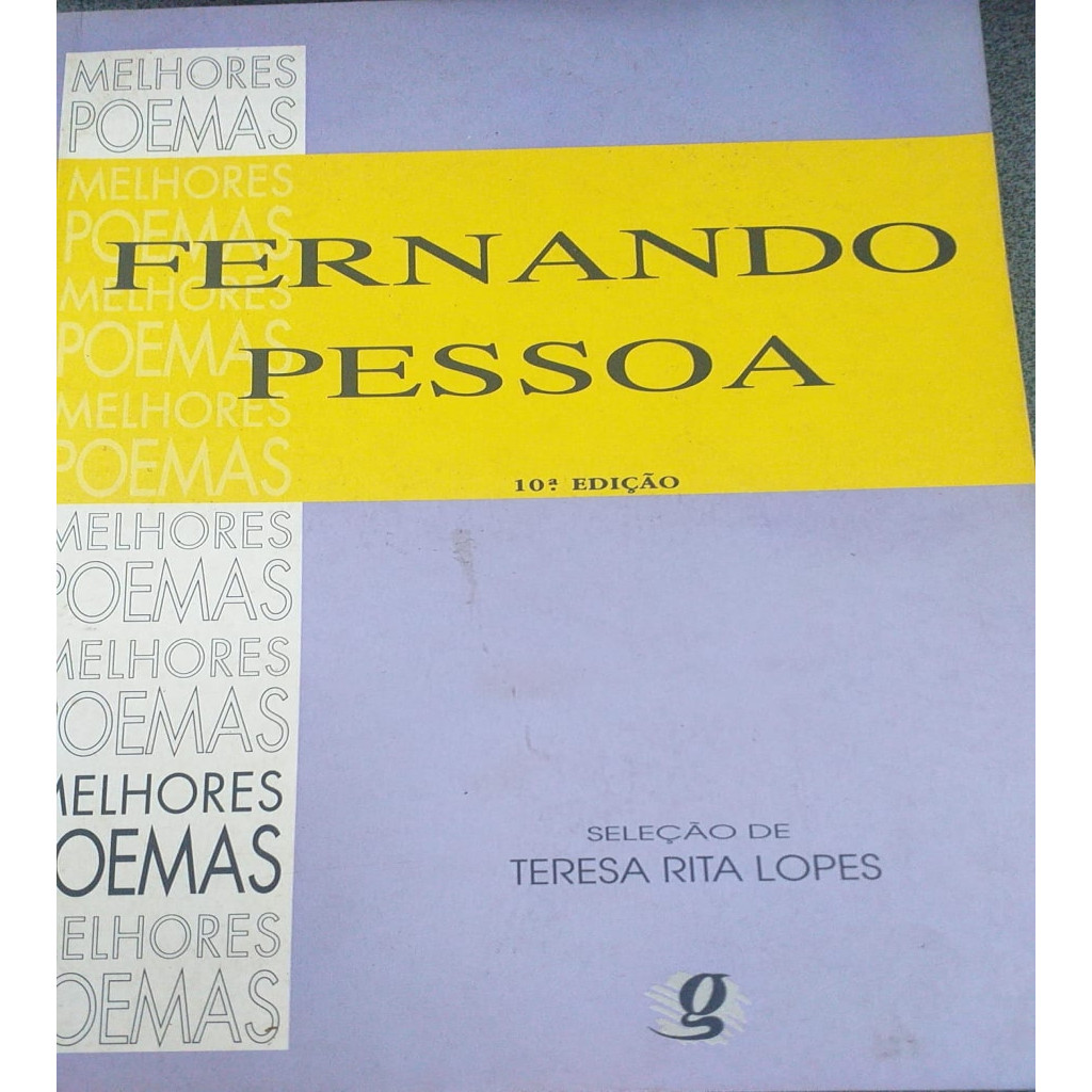 Melhores Poemas: Fernando Pessoa (Livro Usado) autor Fernando Pessoa ...