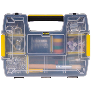 Organizador plástico com 10 compartimentos - Sortmaster Light - Stanley