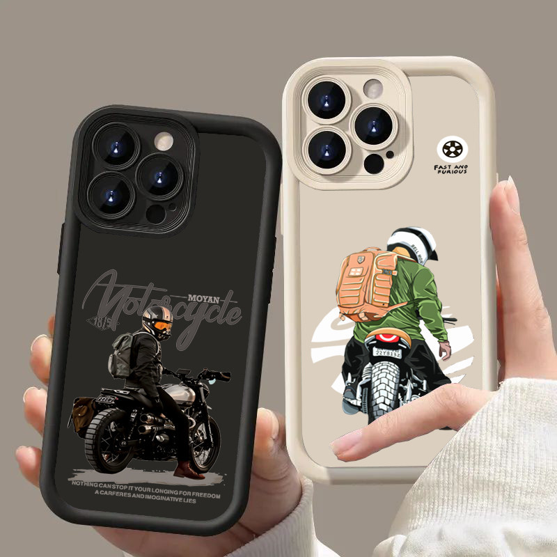Capa Protetora Para iPhone 11 12 13 14 15 Pro Max 7 8 Plus X XS XR Mini Câmera À Prova De Choque