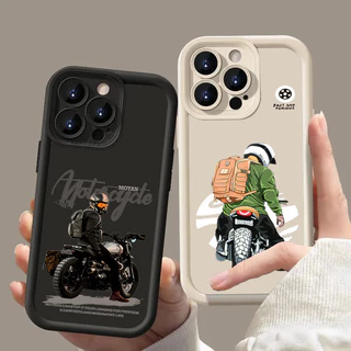 Capa Protetora Para iPhone 11 12 13 14 15 Pro Max 7 8 Plus X XS XR Mini Câmera À Prova De Choque