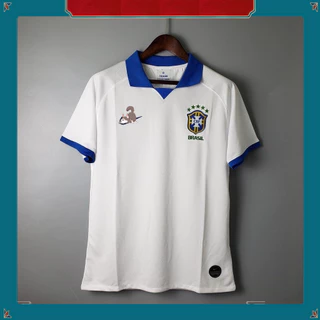 Camisa de futebol Retro 19-20 Home Branco Camisa de time 【Frete grátis】