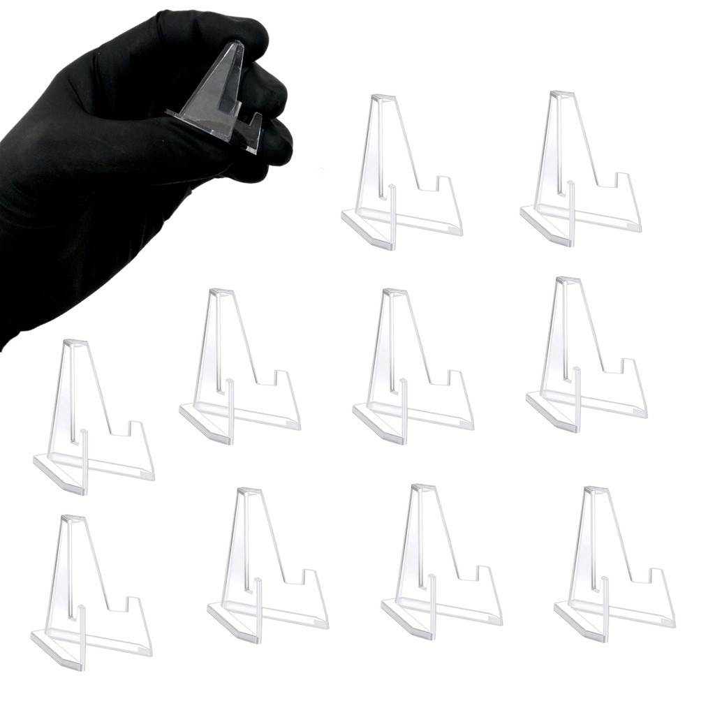 Kit 10 Expositor Suporte Acrilico P/ Moeda Medalha 35x22mm P