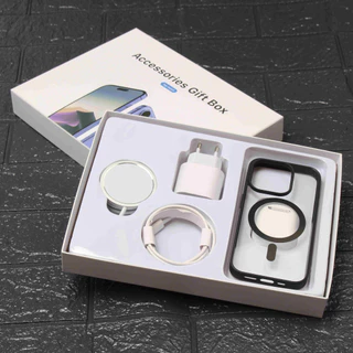 5 em 1 iPhone Kit/Indução Carregador/Carregamento de Dados Cabo/i9s Bluetooth Headphones/iphone Carregador/Phone Case protetora para 15 Pro Max 14 13 12 11 xr