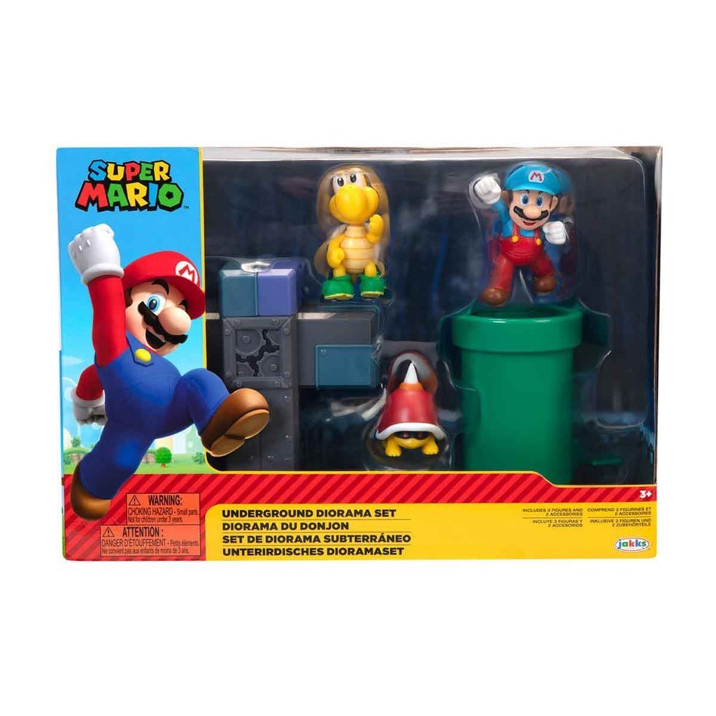 Playset Diorama Abaixo do Solo - Super Mario em Oferta na Shopee