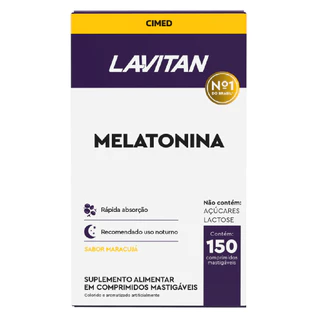 Lavitan Melatonina Maracujá 150 comprimidos Cimed