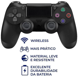Controle Sem Fio Ps4 Dualshock 4 Para PS4 Compatível Playstation Play4 Loja no Brasil