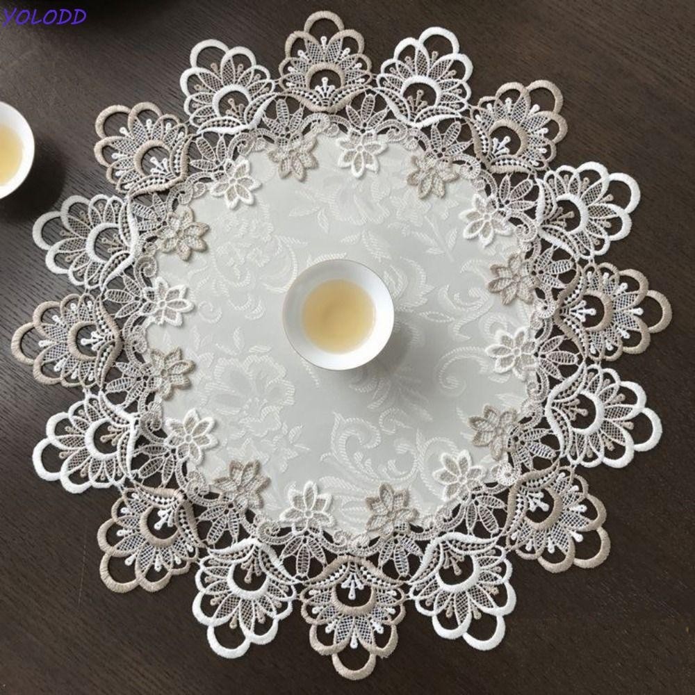 YOLODD Toalha De Mesa De Luxo Tecido De Renda De Casamento Moderno Decoração Banquete De Capa