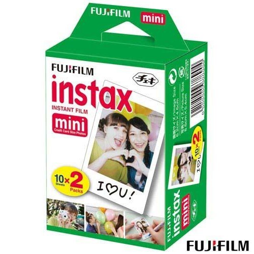 Filme Fujifilm Instax Mini Branco 20 Fotos, 54 X 86 mm, ISO 800