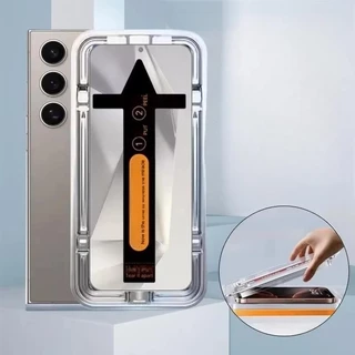 Vidro Temperado Para Samsung Galaxy S23 Ultra Fácil Instalação Protetor De Tela Automático Remoção De Poeira