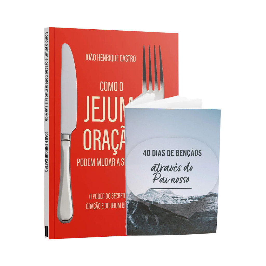 Kit Livro + Livreto - Como o Jejum e Oração podem mudar a sua vida ...