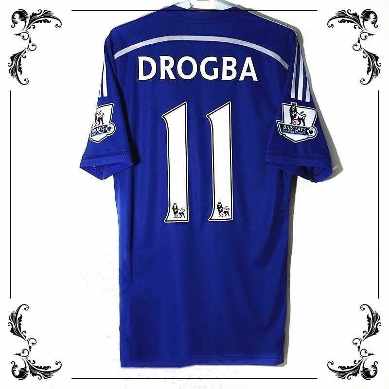 Camisa de time CLS retro 14/15 Home Drogba alta qualidade Camisa de Futebol 【Frete grátis】