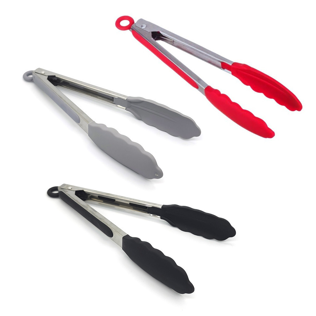 PEGADOR DE SILICONE COM CABO INOX 25,5 CM - AD