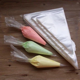 Saco De Confeitar Descartável C/100 Unidades Confeitaria Tamanho Médio