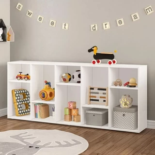 Estante Infantil Montessoriana com 10 Nichos Casatema