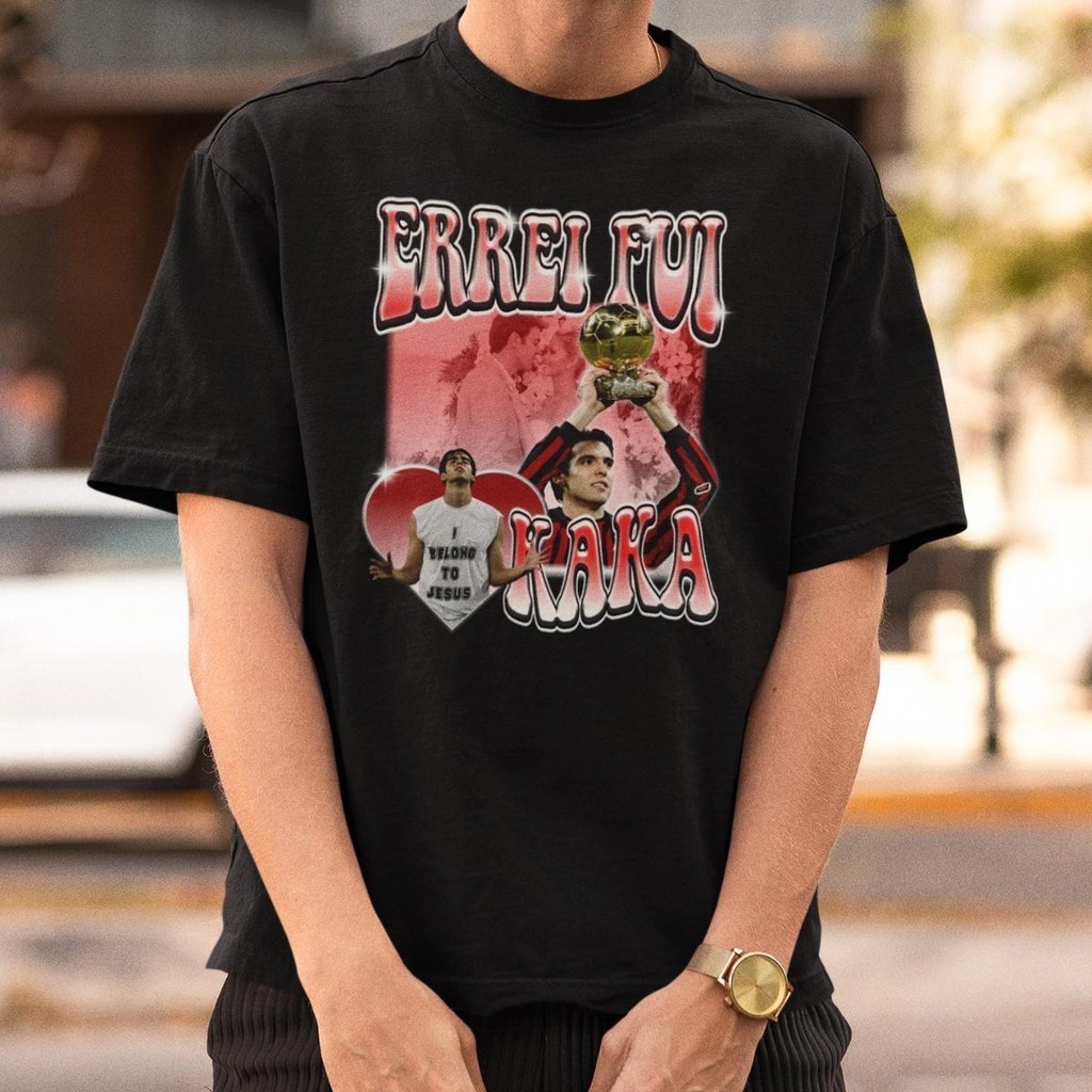 Camiseta Básica Zoeira Errei Fui Kaká Perfeito Termino Meme