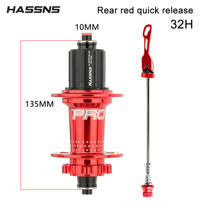 Cubo 32 Furos Hassns Pro 7 Mtb Hub cubo k7 traseiro 32 f 135x10mm