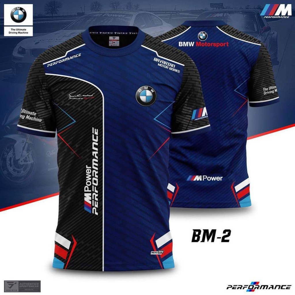 Camiseta Summer T-shirt For Men BMW Motorsport Short Sleeve Casual Novas Camisetas De Tamanho Superior Feminino Vestuário Tops 6XL