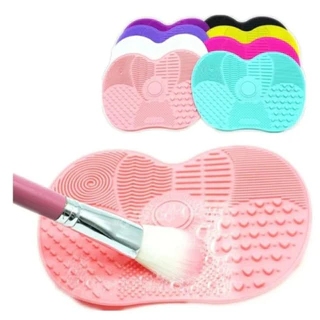 KIT 1/2/3 pcs Tapete Para Limpeza De Pincéis Silicone / Pad de limpeza da escova para cuidar e limpar pincéis-ANA em Oferta na Shopee