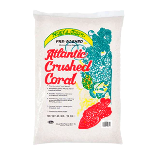 SUBSTRATO NATURES OCEAN ATLANTIC CRUSHED CORAL # 1(1.2MM-1.7M)-9KG