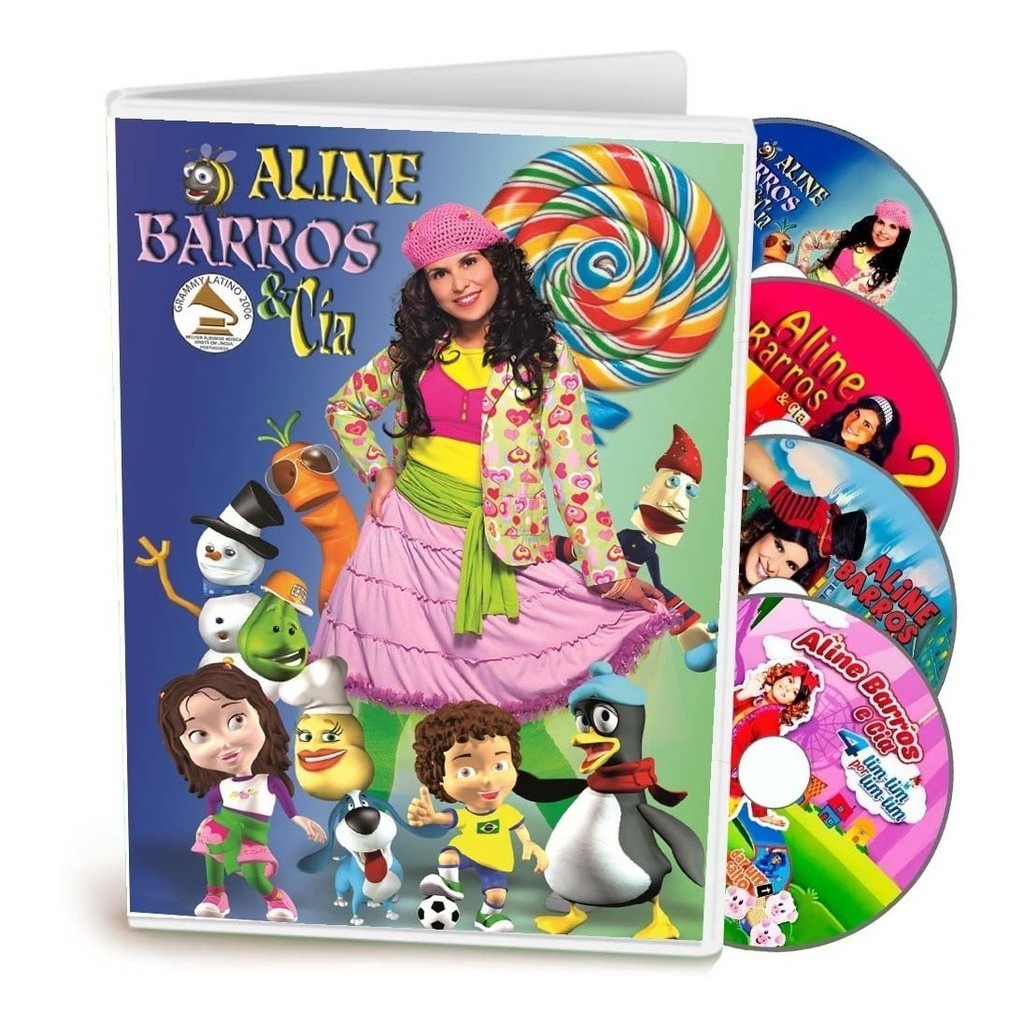 Dvd Aline Barros E Cia Vol 1 2 3 4 - 4 Dvd | Shopee Brasil