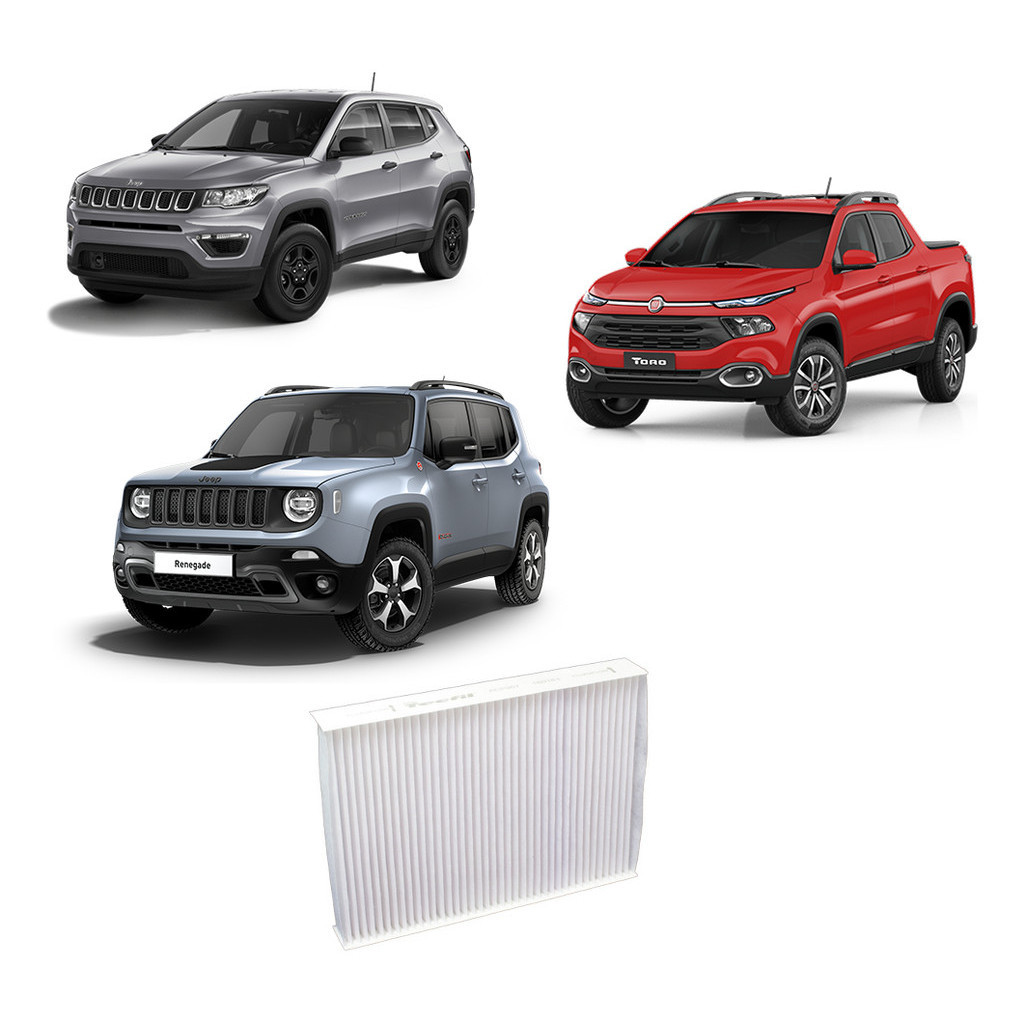 Filtro Ar Condicionado Jeep Renegade Compass E Fiat Toro