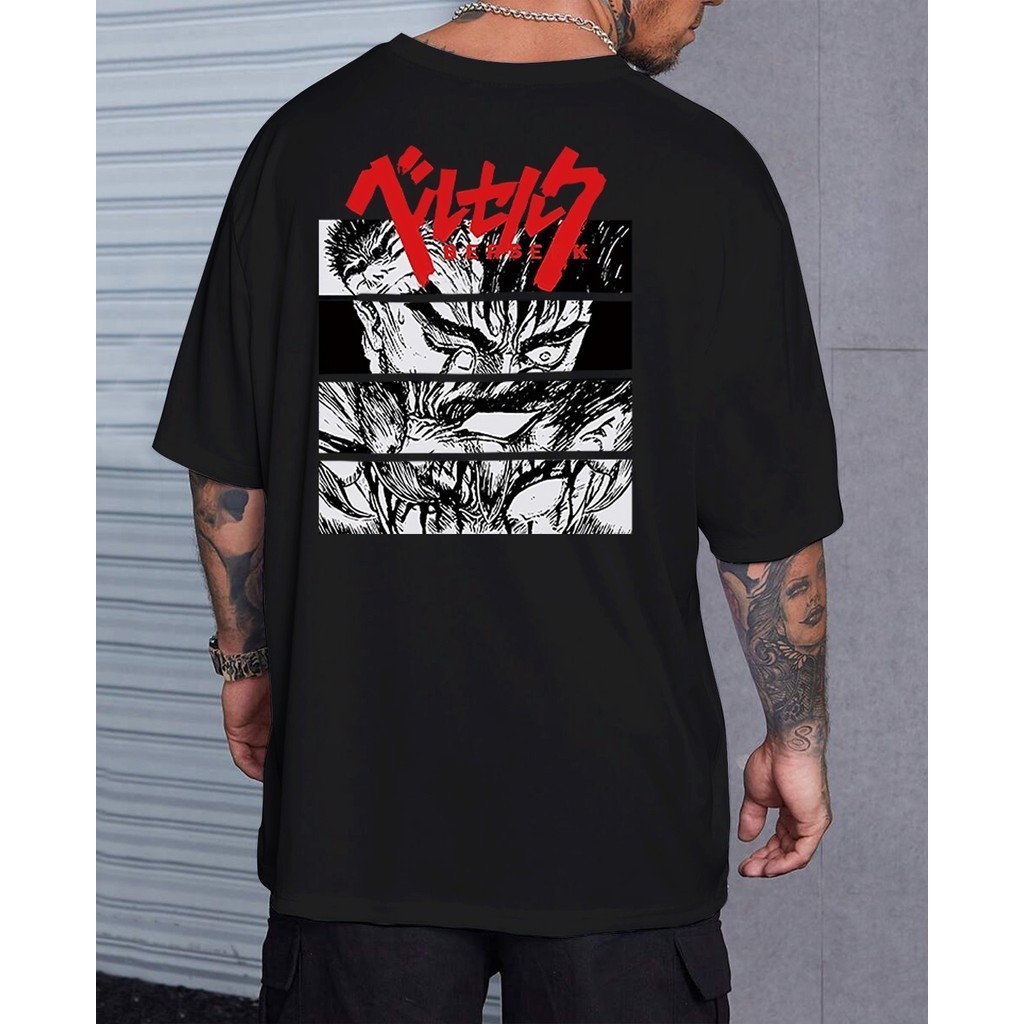 Camiseta Básica Berserk Sacrifico Guts Anime Serie Femto