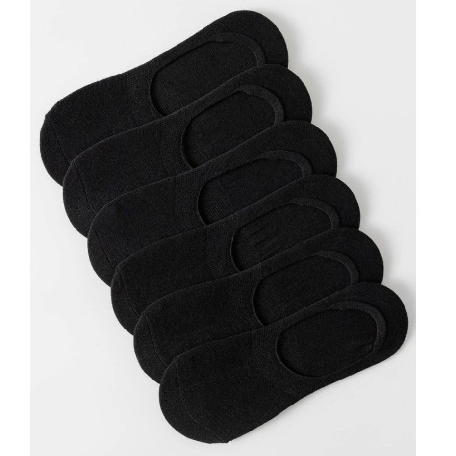 Kit 12 Pares Meia Preto Sapatilha Ínvisivel 38-44 Adulto