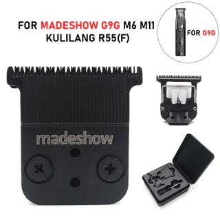 Madeshow G9G M6 M11 Kulilang R55 (F) Clipper Profissional Cabeça De Corte De Cabelo Substituível 0mm Máquina Com Lâmina Original