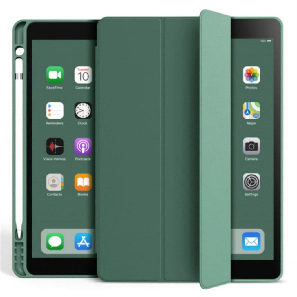 Capa Magnetico Inteligente Com Slot De Canetas Compativel Ipad