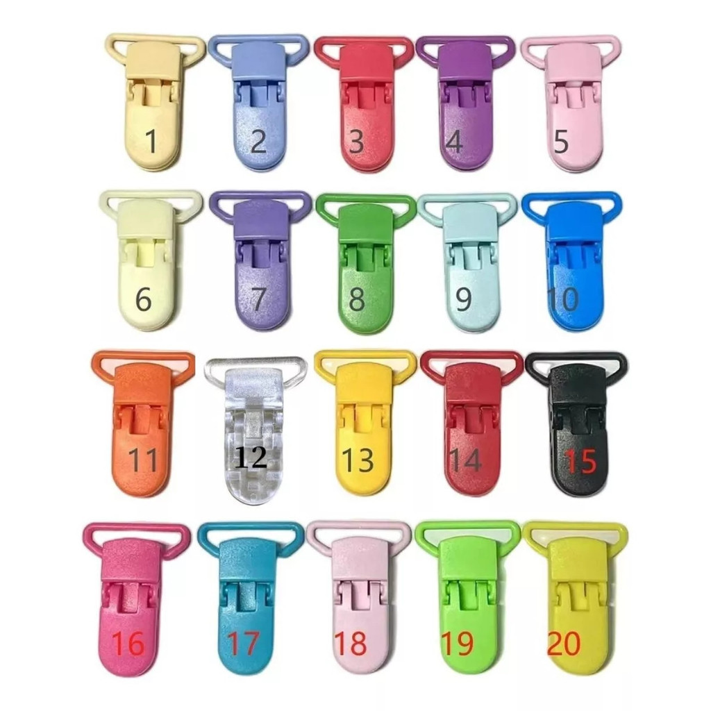 30PCS/50PCS/100Pcs Prendedor De Chupeta Clip Jacaré tigre