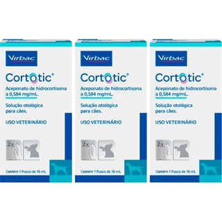 Cortotic Spray 16ml - Virbac - 3 Unidades