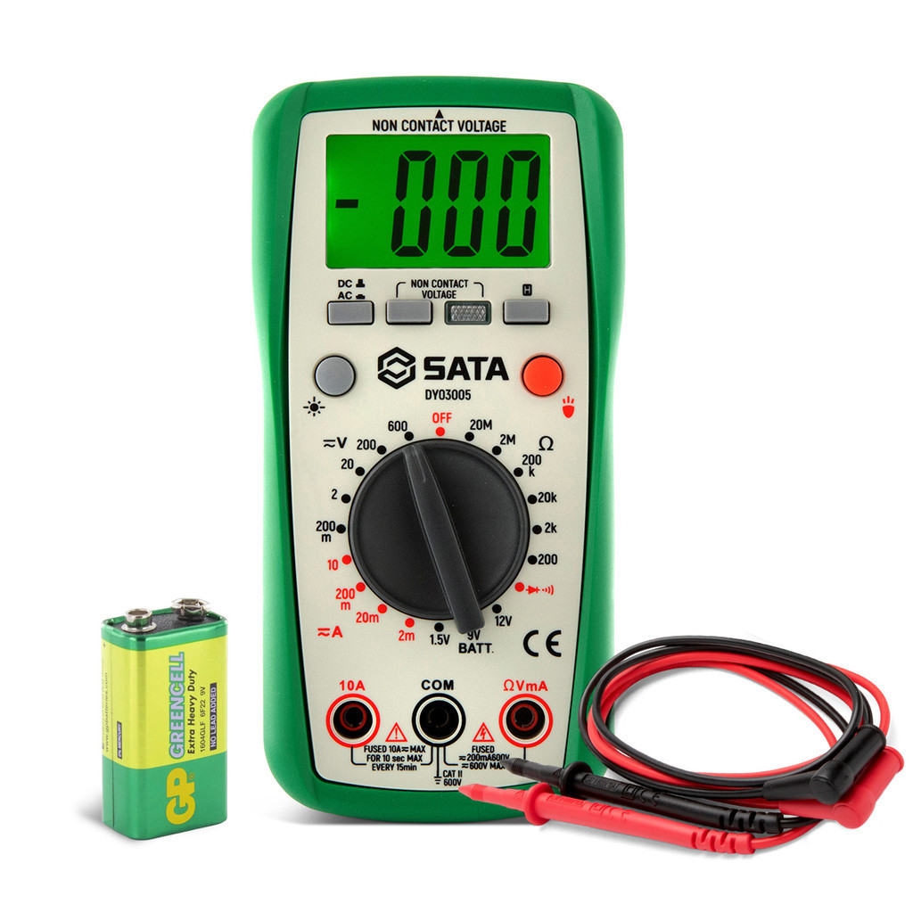 Multímetro Digital CAT II 600V s/ Contato Sata STDY03005