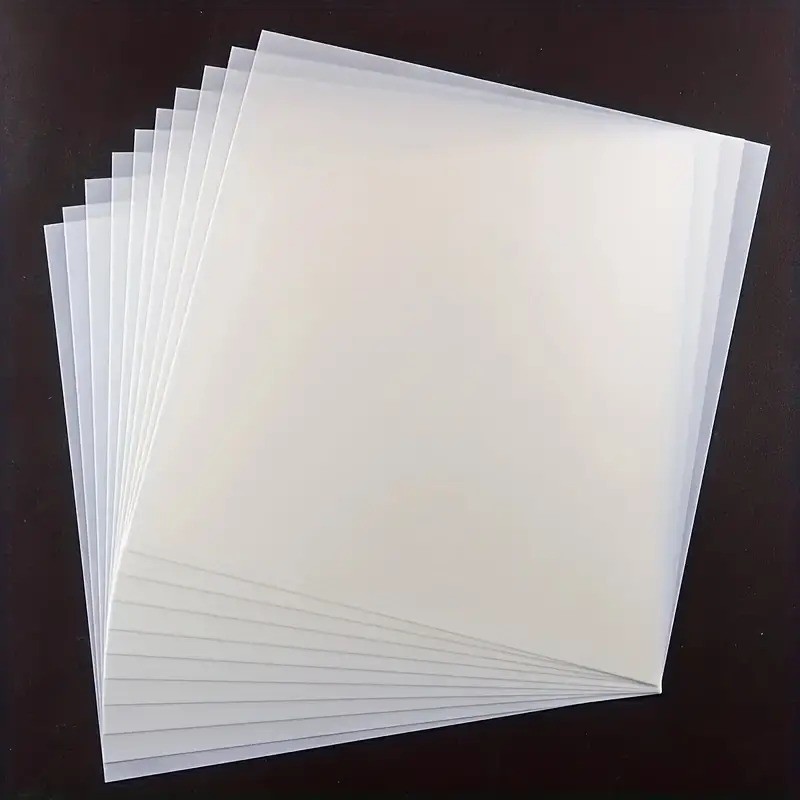 10 Folhas Pet Branco Fazer Stencil Plotter Silhouette 30x30 | Shopee Brasil