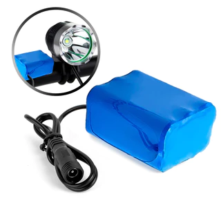 Bateria 6 Células 28800mAh 4.2v Recarregável Para Farol De Bike Lanterna Ciclismo Bicicleta