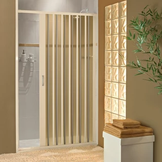 Box Para Banheiro de PVC 185x70cm Sanfonado Frontal BCF