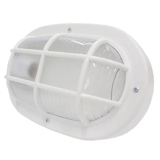 Luminária Tartaruga Ilumi E27 Espiral até 25W U até 23W ABS Tampa Policarbonato Branca em Oferta na Shopee