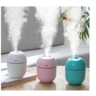 Kit Com 2 Mini Umidificador Aromatizador Egg Portátil Usb atomizador de luz noturna Led