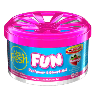 CHEIRINHO AROMATIZADOR PERFUME CARRO NEW FRESH GEL FUN MORANGO