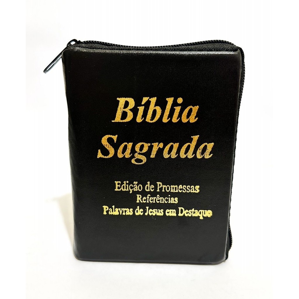 BÍBLIA SAGRADA (PEQUENA ZÍPER) PRETA