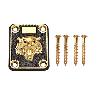[sfhwrwk] 1 Conjunto De Placa De Pescoço De Substituição De Guitarra Elétrica C/Junta De Parafusos Fácil De Usar