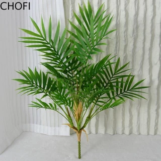 CHOFI Palmeira Artificial , Plantas Tropicais Plásticas De Palma Ramos Falsas Lifelike 12/14/23 Folhas De Toque Real Decoração De Festa De Casamento