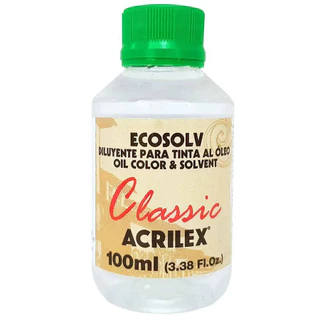 ECOSOLV ACRILEX 100 ML - DILUENTE PARA TINTA À ÓLEO