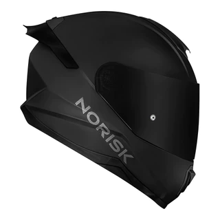Kit Capacete Norisk Razor Monocolor Solid Edition Preto Fosco Com Viseira e Aerofólio