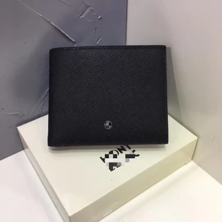 Nova Carteira De Masculina Zero Couro Genuíno Estilo Clássico Oficial