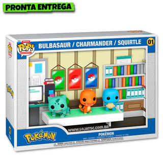 Funko Pop! Deluxe Moment Pokémon - Bulbasaur / Charmander / Squirtle 01