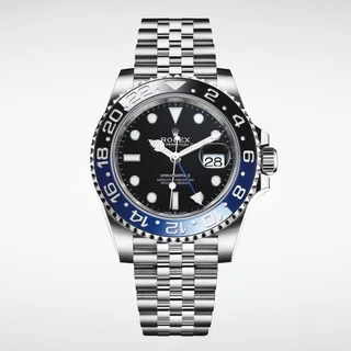 2024 ROLEXS AAA GMT Master II Batman Jubileu relógio dos homens preto e azul/126710 garantia blnr 1 Ye
