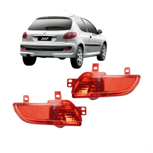 Lanterna Neblina Parachoque Peugeot 207 Hatch Orginal Fitam