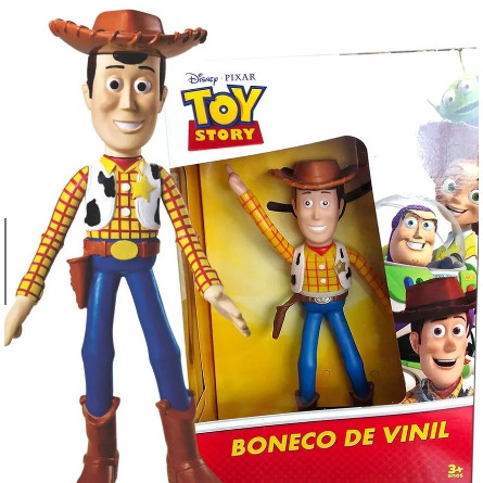Boneco de Vinil Woody Toy Story Lider Shopee Brasil