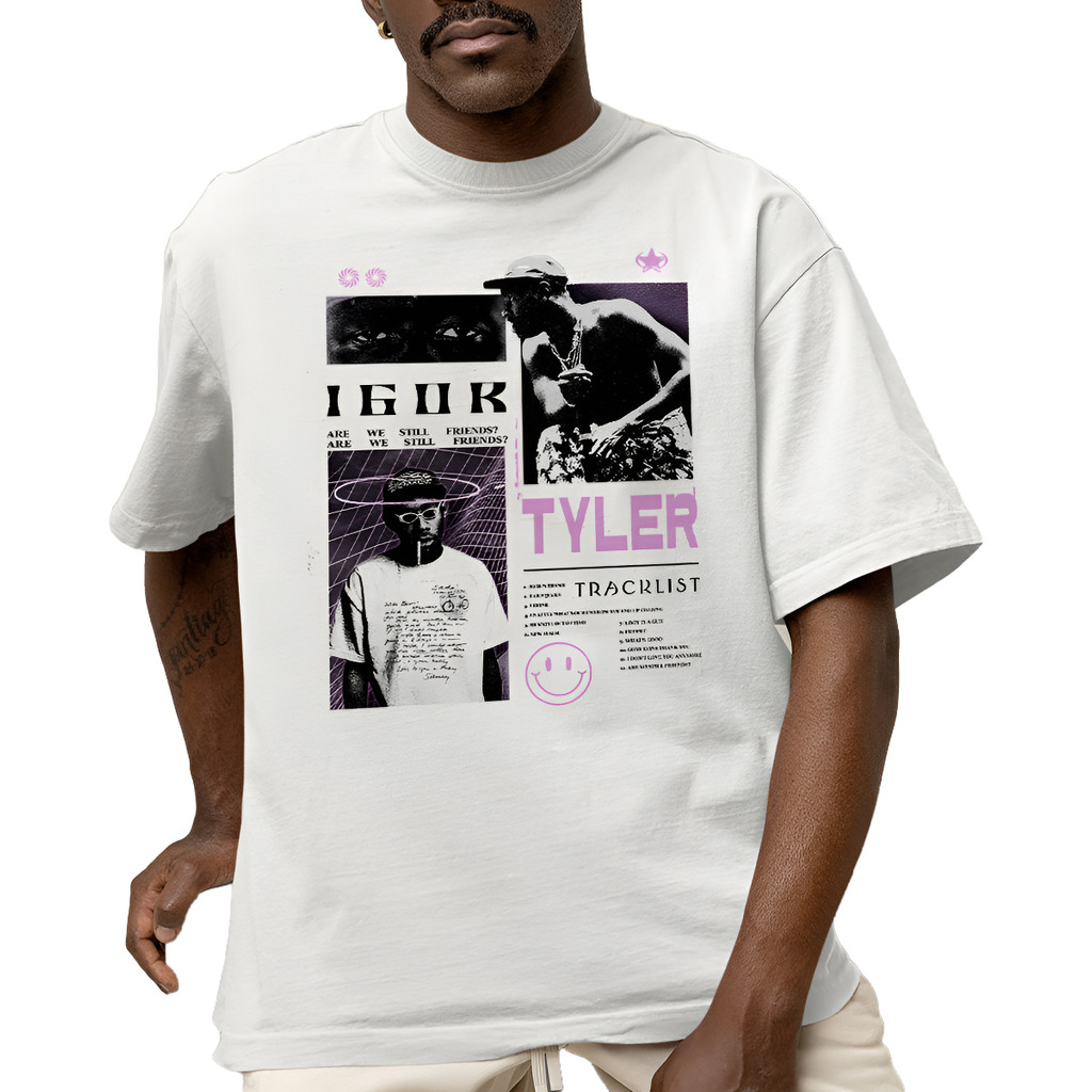 Camiseta Tyler The Creator Igor Tracklist All Unissex | Shopee Brasil