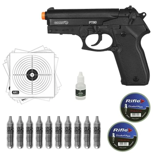 Pistola Pressão Modelo Pt-80 Gamo 4,5mm + Óleo + Chumbinho